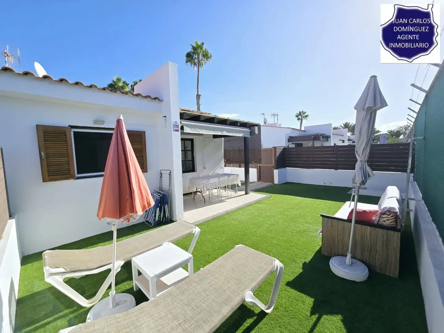 Terrasse von Haus oder Chalet zur Miete in San Bartolomé de Tirajana mit Privatgarten, Terrasse und Möbliert