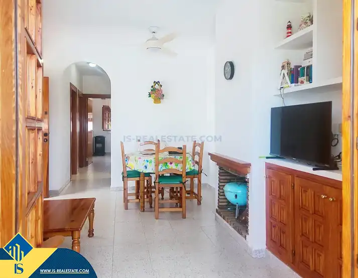 Sala d'estar de Casa o xalet en venda en Pilar de la Horadada amb Terrassa, Moblat i Piscina comunitària