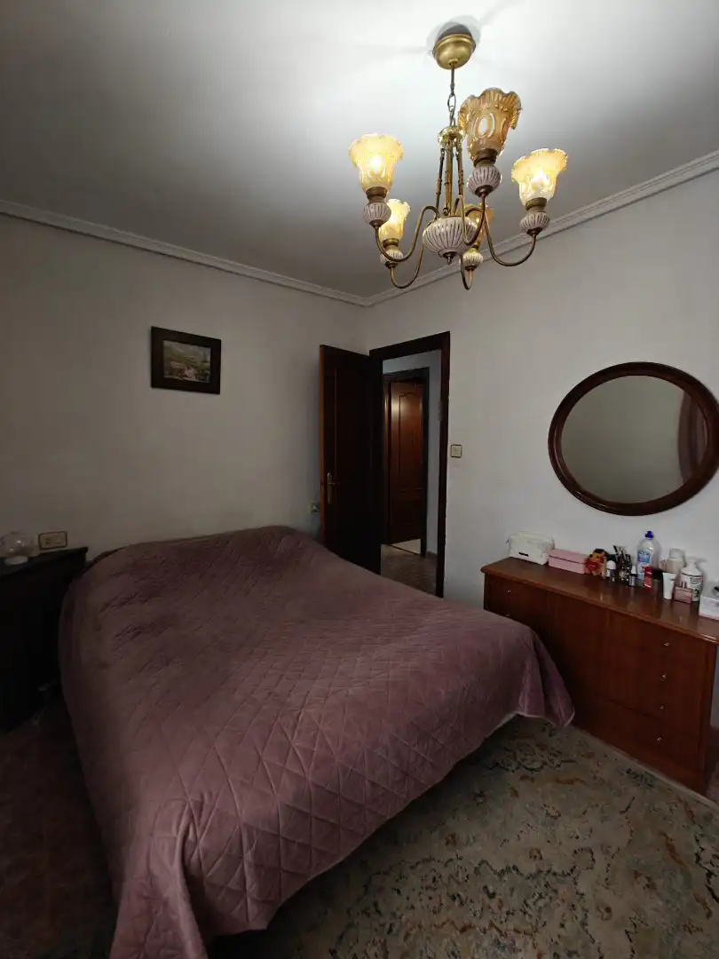 Bedroom of Flat for rent in Valencia  with Air Conditioner, Furnished and Balcony