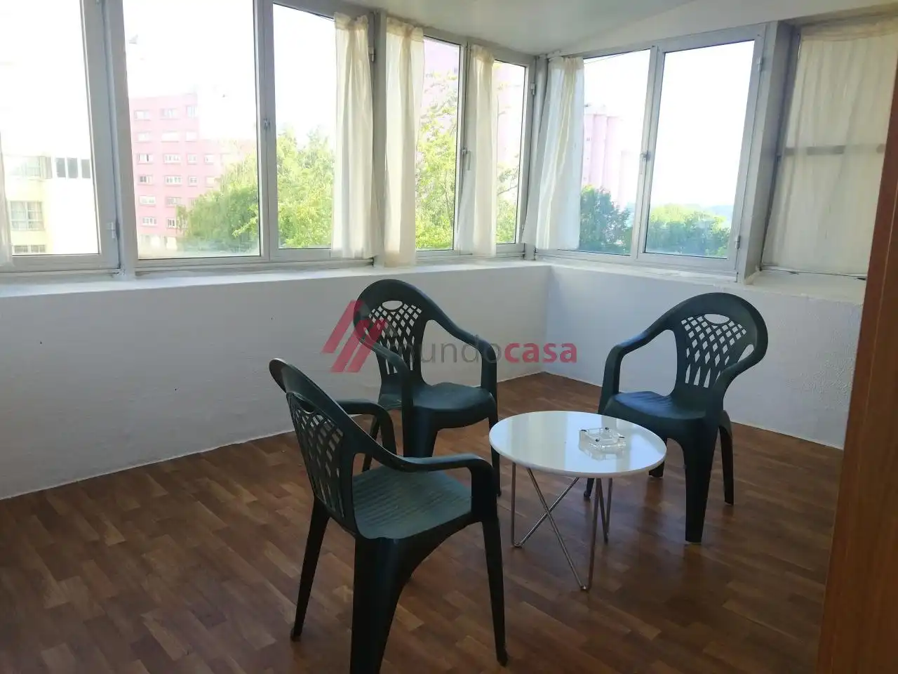 Bedroom of Flat for sale in Ferrol  with Terrace, Storage room and Furnished