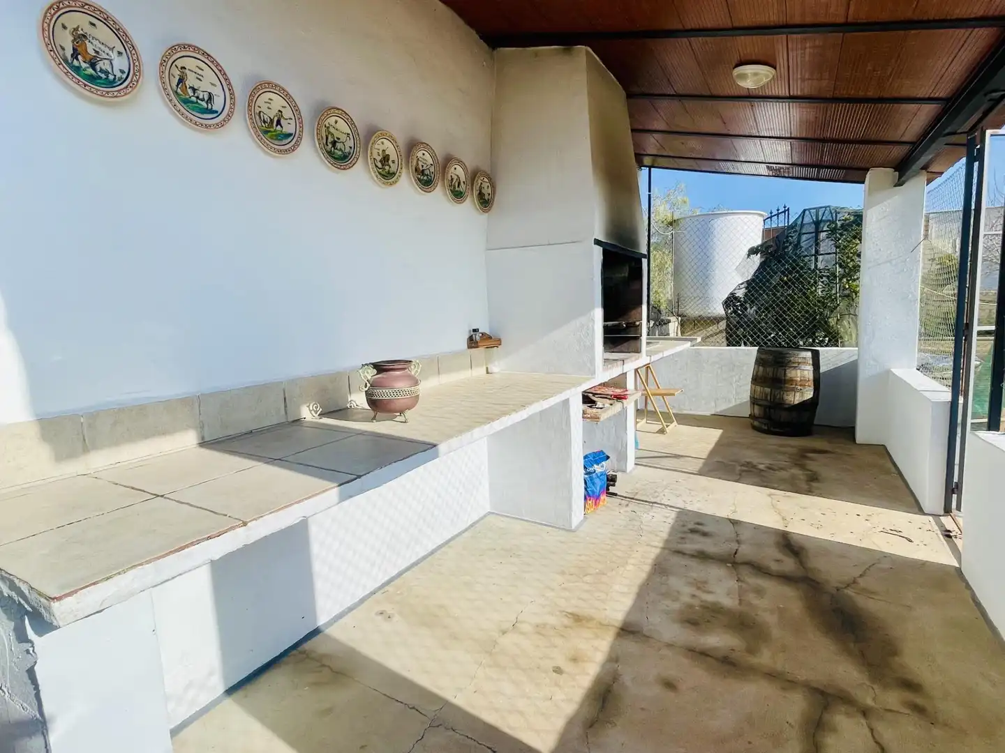 Cocina de Finca rústica en venta en Badolatosa con Jardín privado, Terraza y Piscina