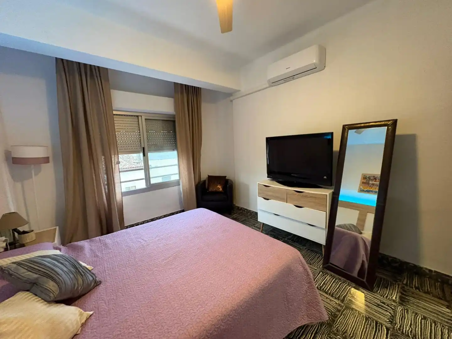 Bedroom of Flat for sale in Llanera de Ranes  with Air Conditioner, Furnished and Balcony
