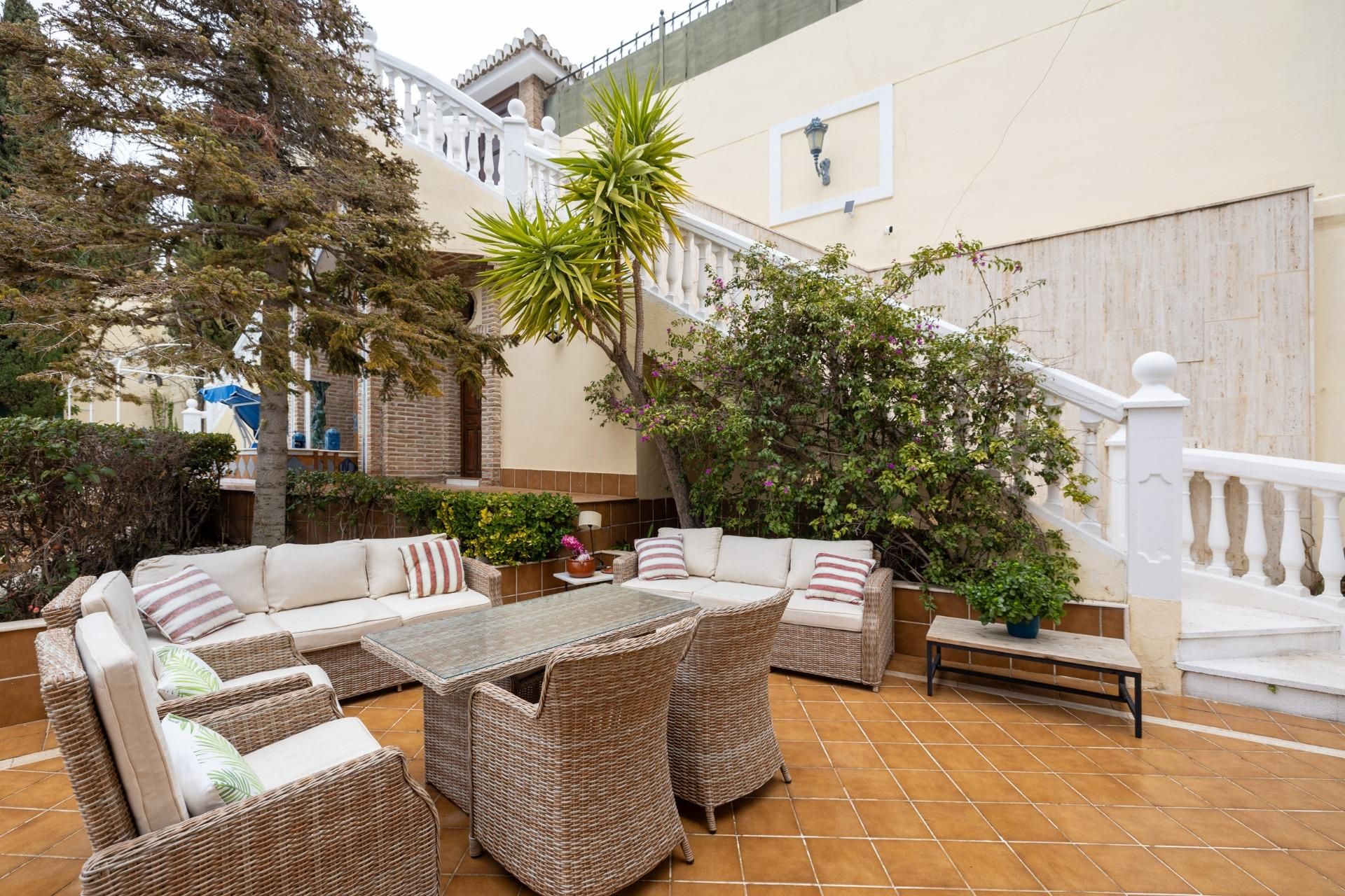 Terrassa de Casa o xalet en venda en  Granada Capital amb Aire condicionat, Calefacció i Jardí privat