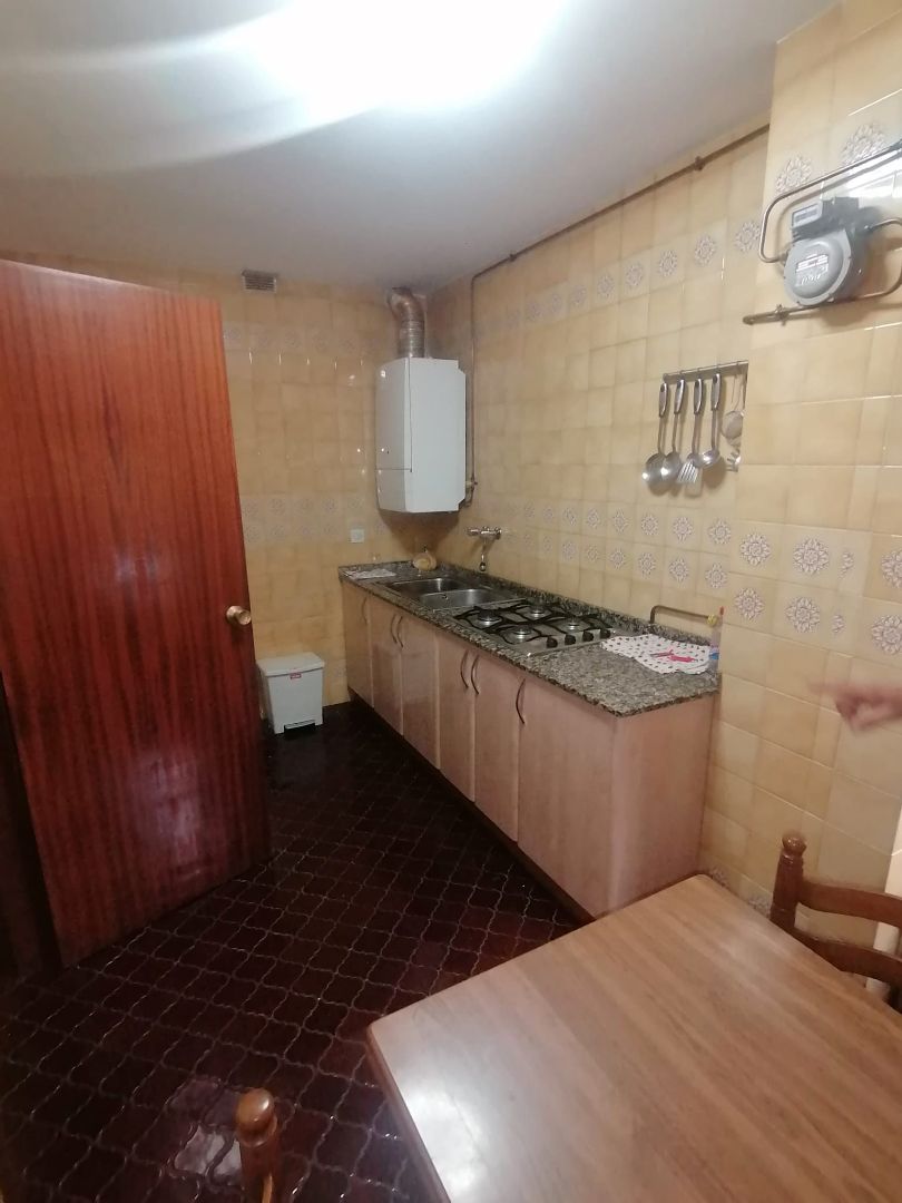 Kitchen of Flat for sale in Gijón   with Heating, Private garden and Parquet flooring