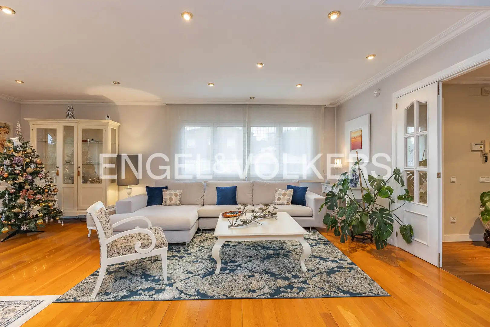 Sala de estar de Casa o chalet en venta en Castellar del Vallès con Aire acondicionado, Calefacción y Jardín privado