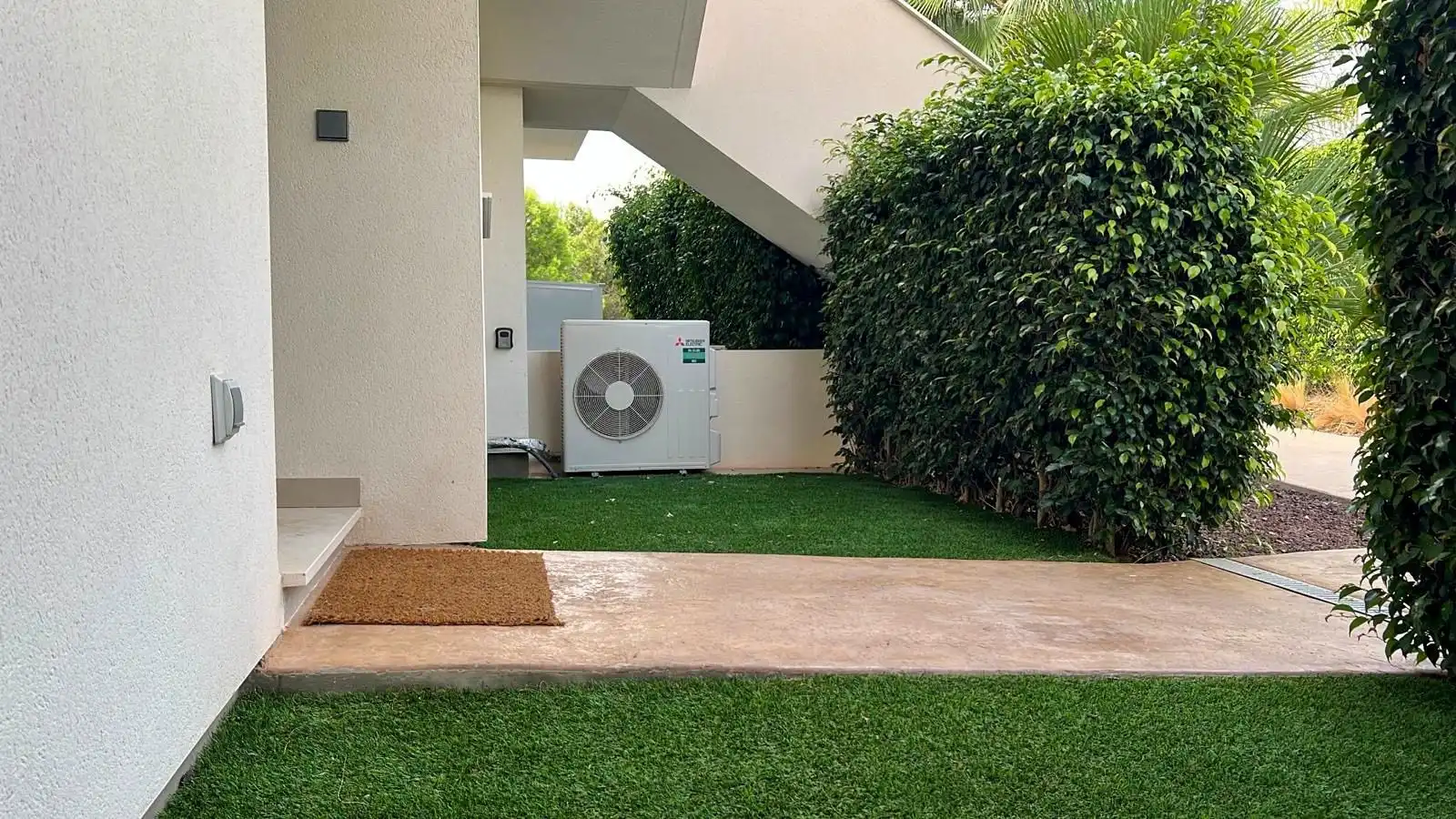 Terrasse von Wohnung zur Miete in Pilar de la Horadada mit Klimaanlage, Heizung und Privatgarten