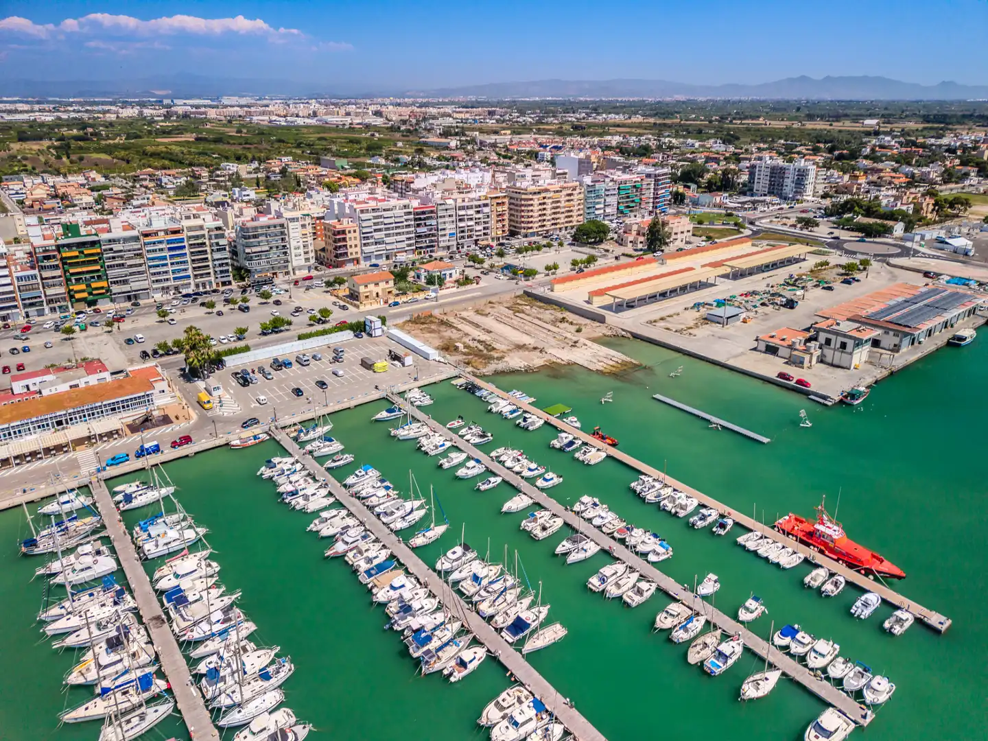 Parking of Flat for sale in Burriana / Borriana  with Air Conditioner, Heating and Terrace