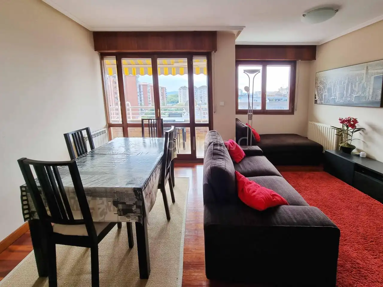 Living room of Flat for share in Laredo  with Heating and Furnished
