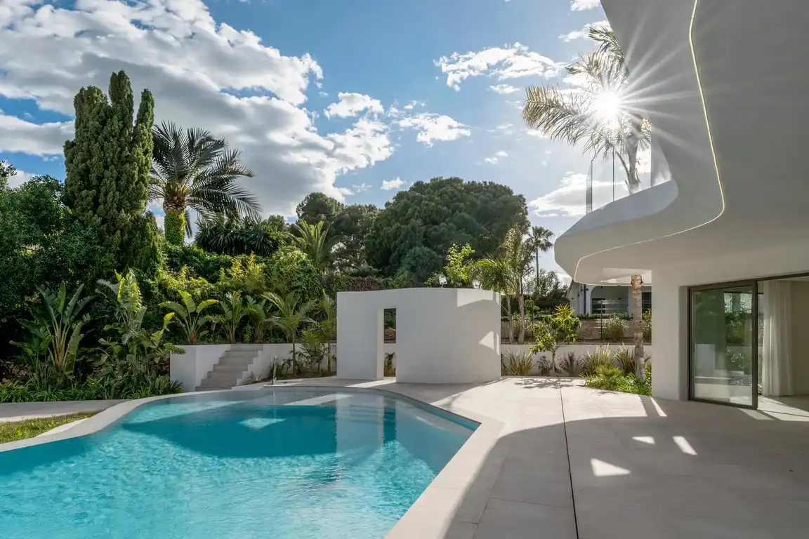 Piscina de Casa o chalet en venta en Jávea / Xàbia con Aire acondicionado, Jardín privado y Terraza