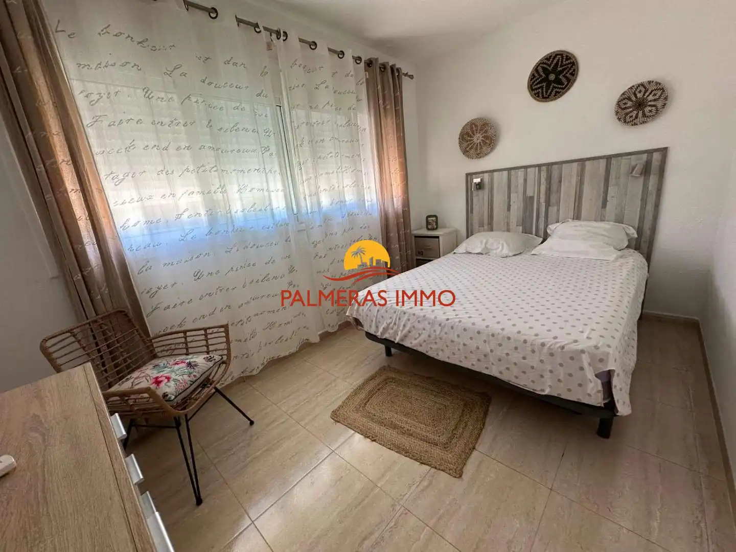 Schlafzimmer von Haus oder Chalet zum Verkauf in L'Ametlla de Mar  mit Klimaanlage, Schwimmbad und Möbliert