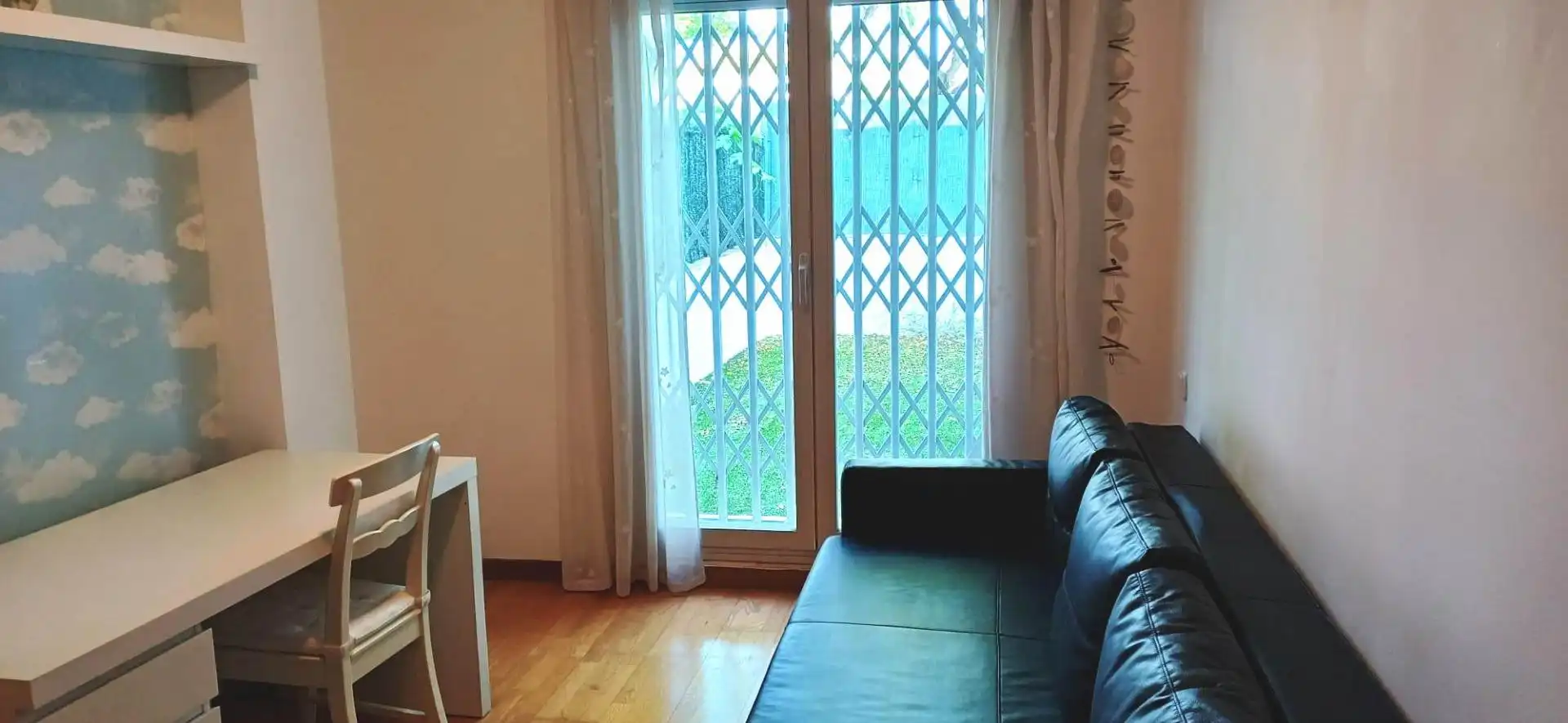 Sala de estar de Planta baja de alquiler en  Palma de Mallorca con Aire acondicionado, Calefacción y Parquet