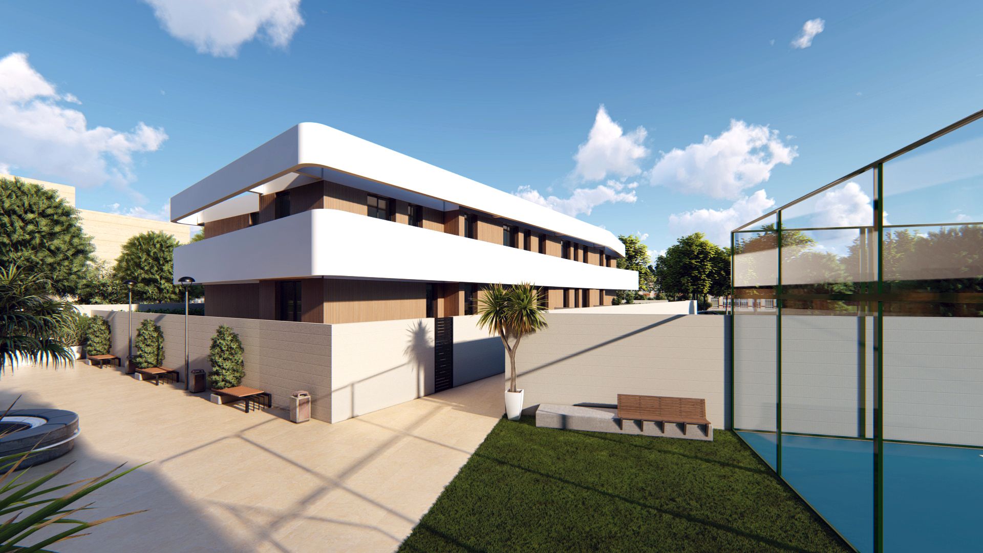 Exterior view of Single-family semi-detached for sale in Ciudad Real Capital  with Heating, Private garden and Furnished