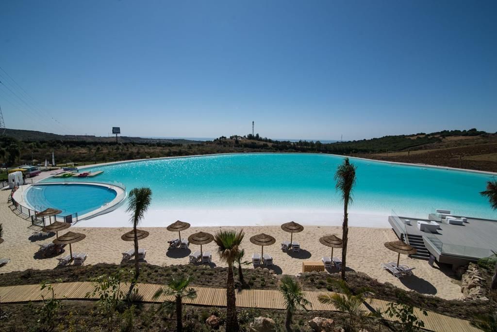 Swimming pool of Flat for sale in Casares  with Air Conditioner, Heating and Private garden