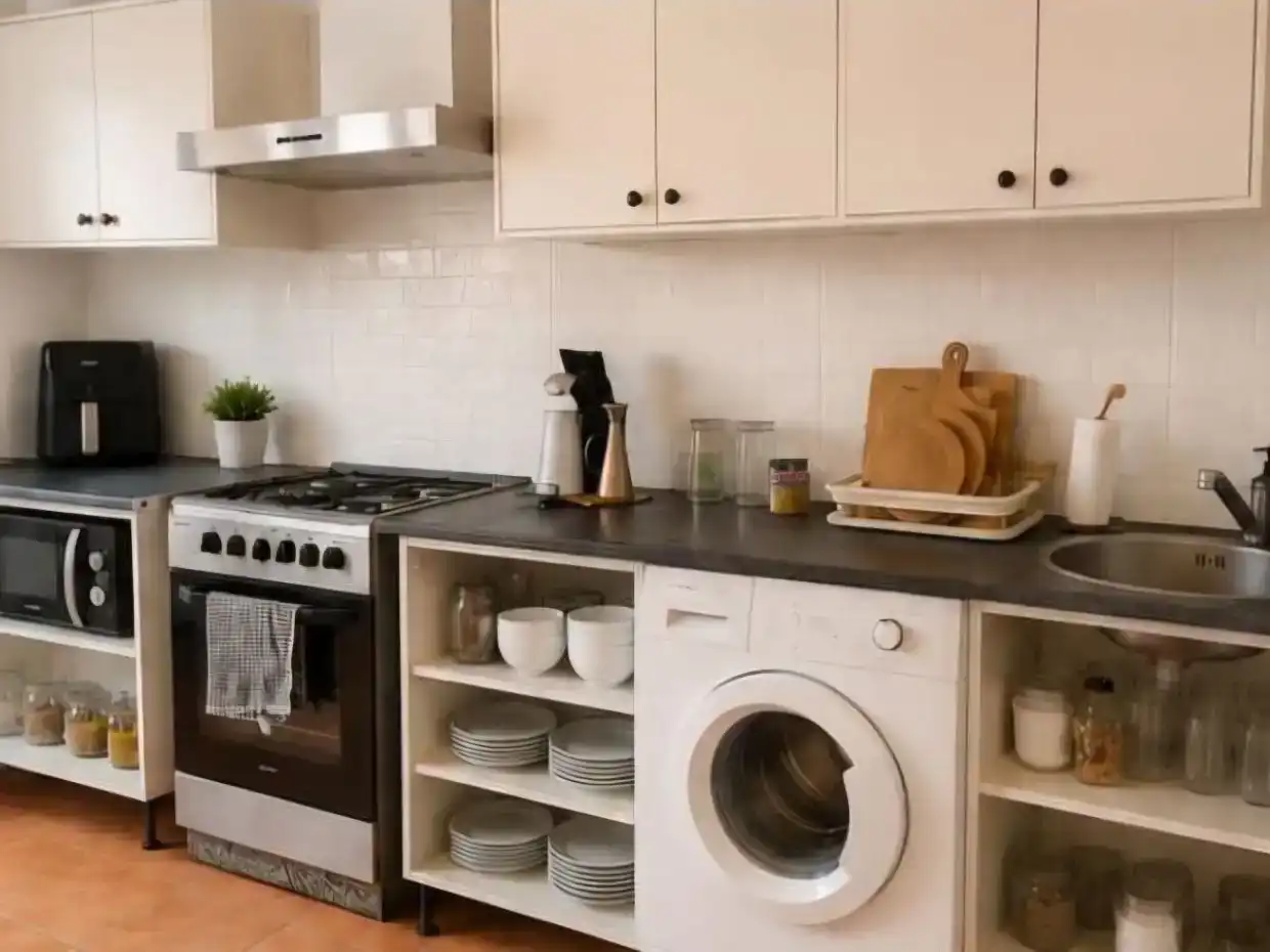 Kitchen of Houses for sale in Argañín  with Private garden and Furnished