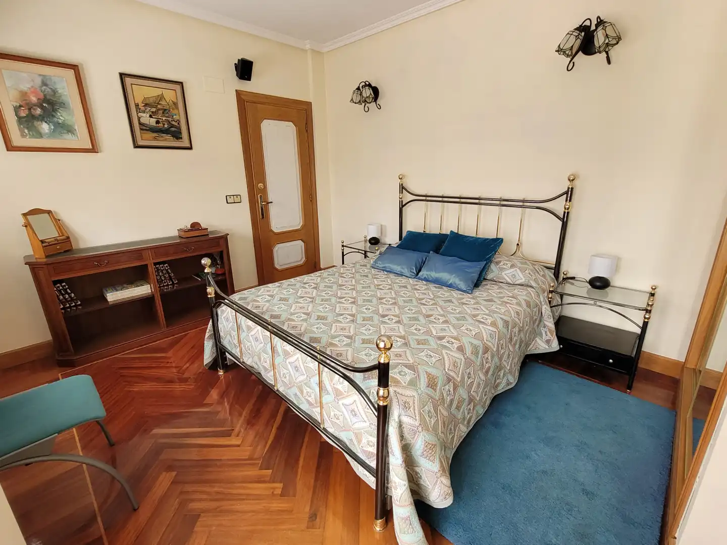 Schlafzimmer von Haus oder Chalet zur Miete in Castro-Urdiales mit Heizung, Privatgarten und Terrasse