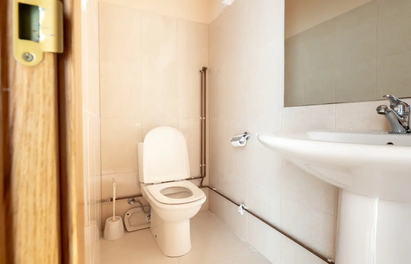Badezimmer von Wohnung zum Verkauf in A Coruña Capital  mit Heizung