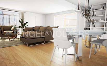 Living room of Apartment for sale in Girona Capital  with Air Conditioner