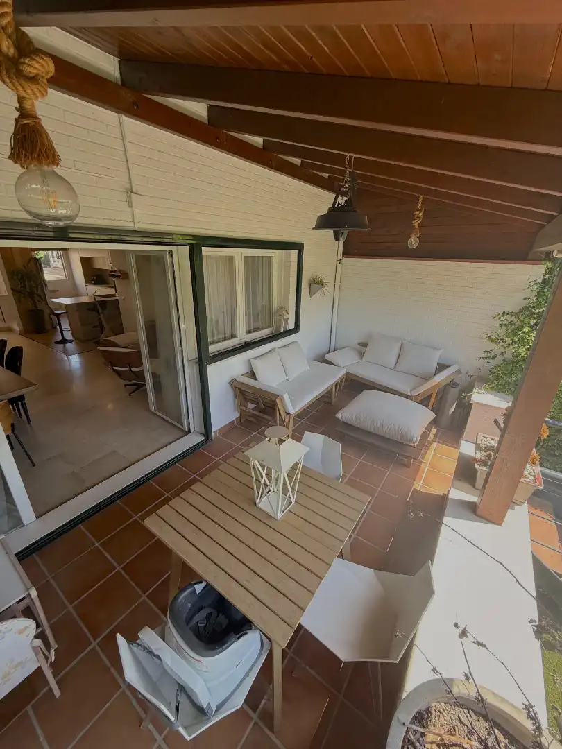 Terrassa de Casa adosada en venda en Club de Campo amb Aire condicionat, Calefacció i Jardí privat
