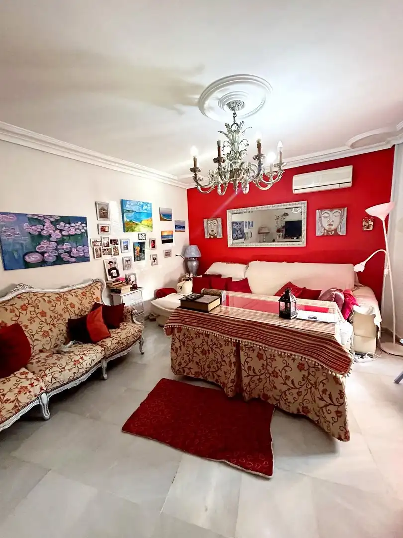 Sala de estar de Casa adosada en venta en Utrera con Aire acondicionado, Trastero y Balcón