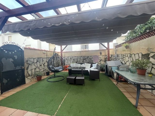 Terrace of Single-family semi-detached for sale in Algeciras  with Air Conditioner, Heating and Parquet flooring