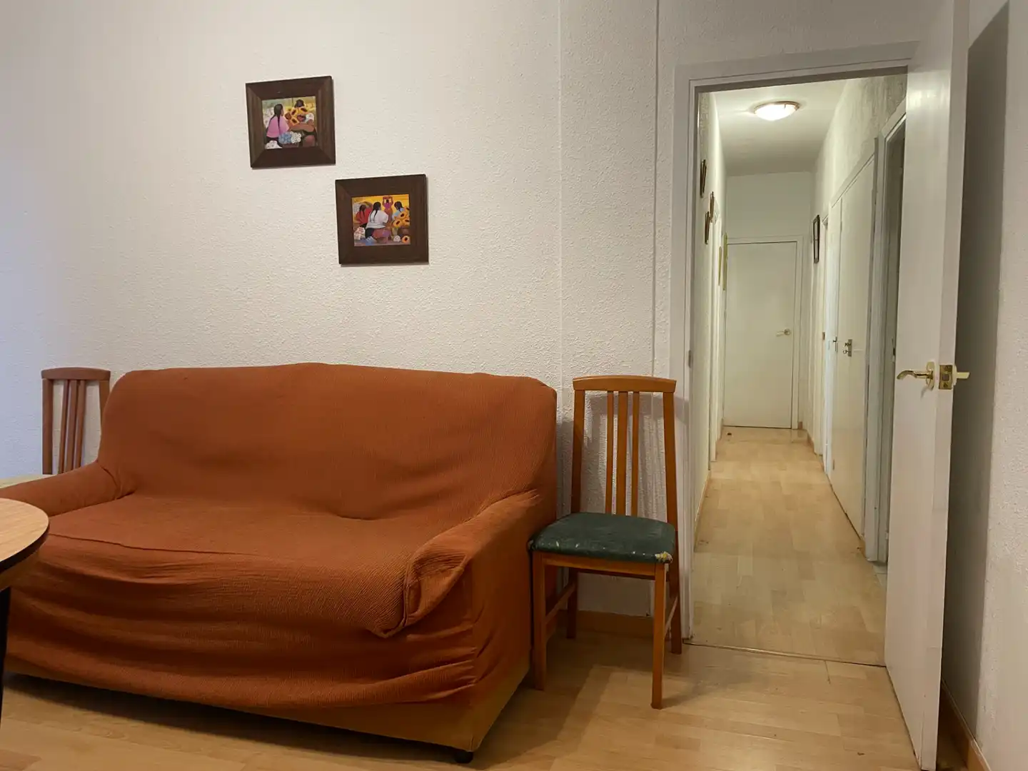 Sala de estar de Piso en venta en Badajoz con Terraza, Trastero y Amueblado