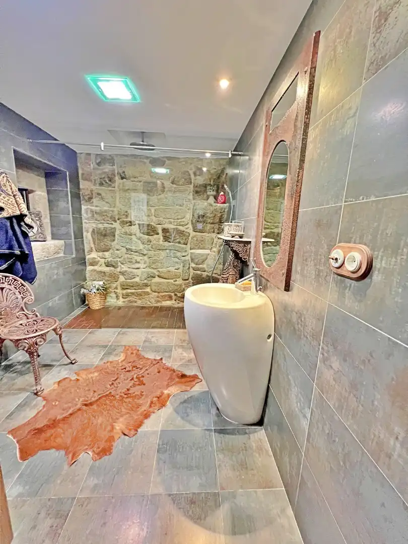 Baño de Casa o chalet de alquiler en Lugo con Calefacción, Jardín privado y Amueblado