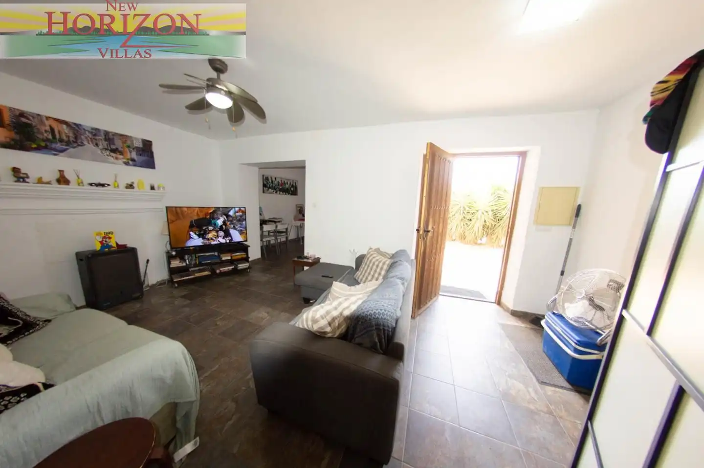 Sala de estar de Casa adosada en venta en Arboleas con Jardín privado y Terraza