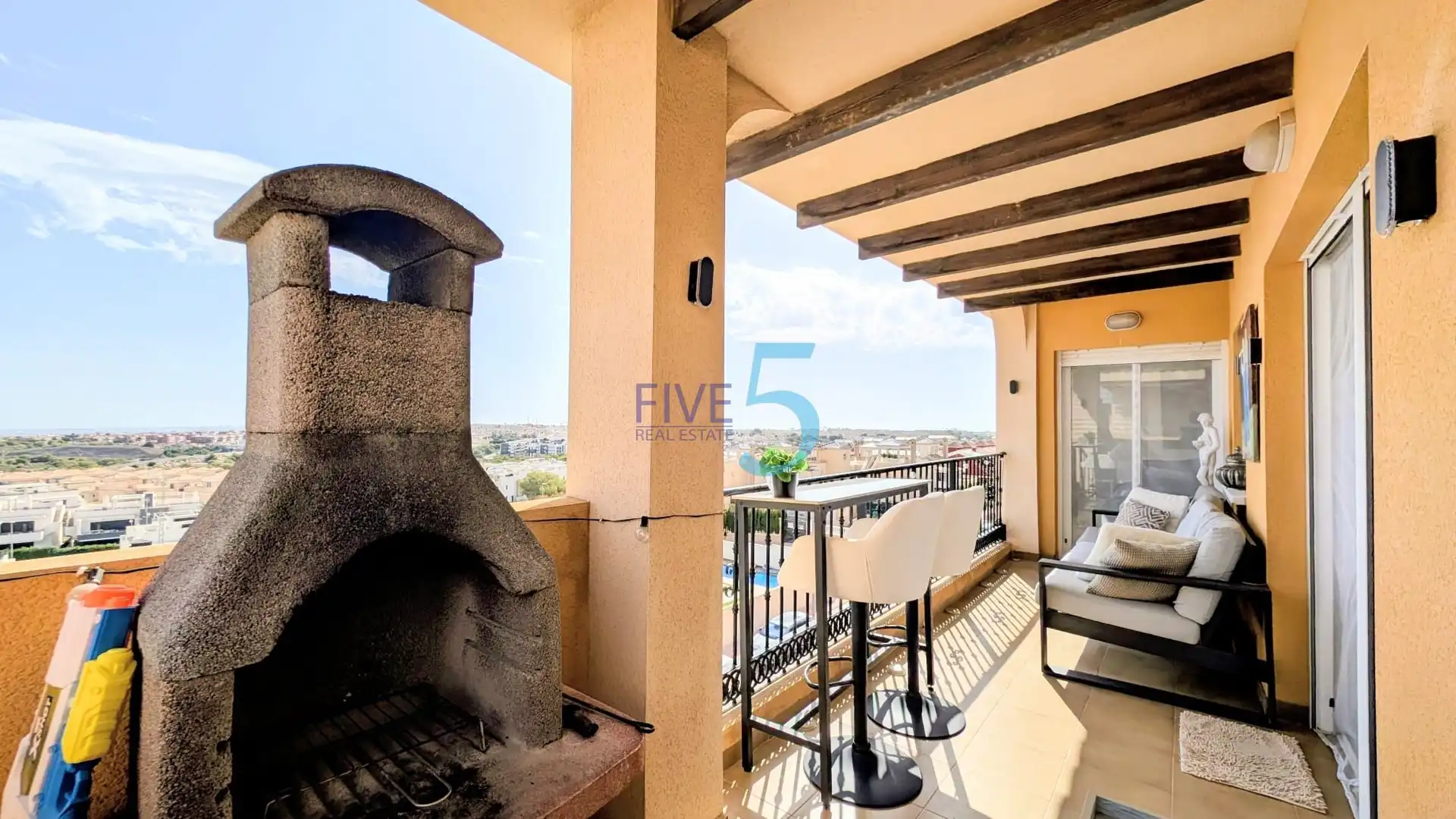 Balcony of Flat for sale in Orihuela  with Air Conditioner, Heating and Storage room