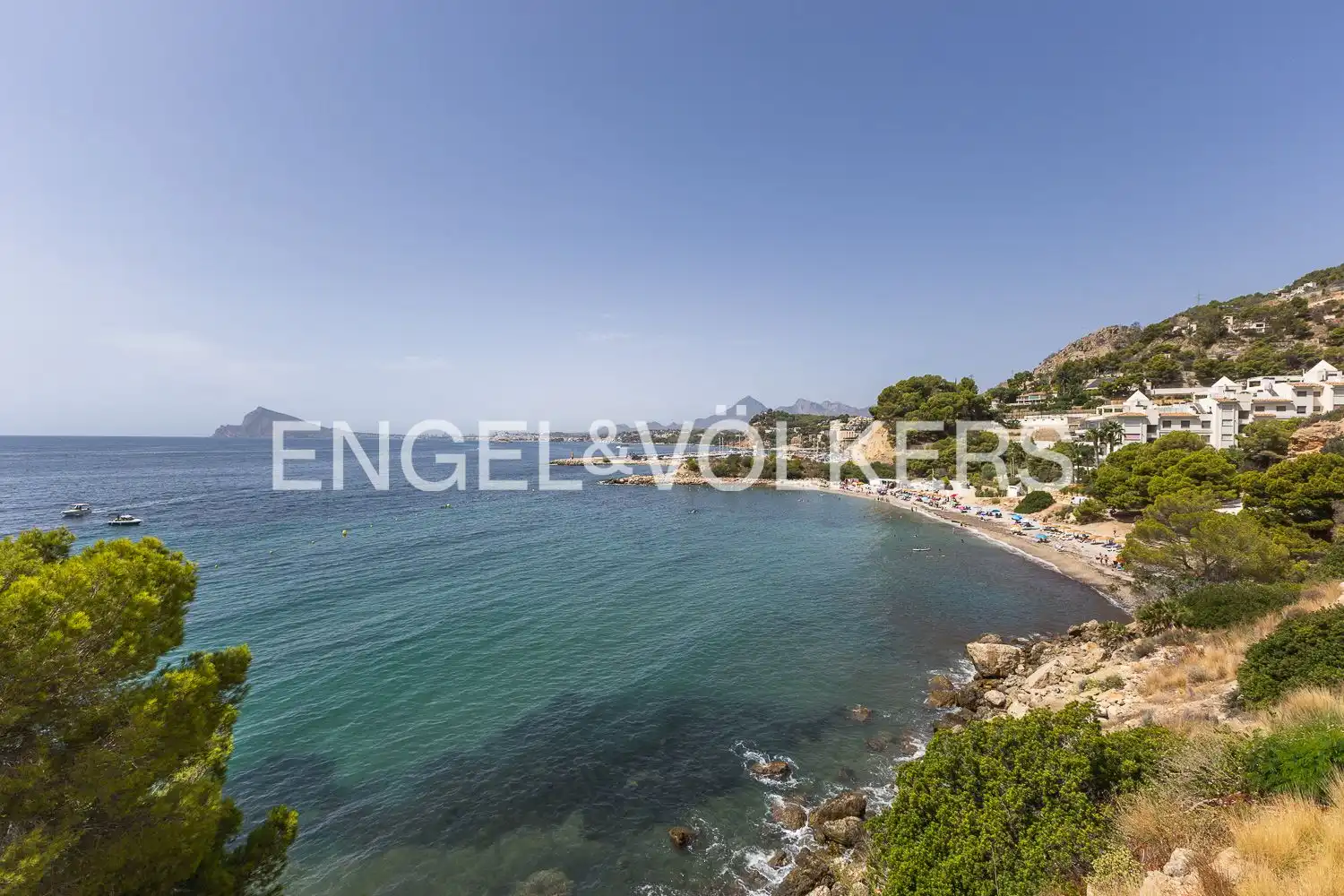 Vista exterior de Piso de alquiler en Altea con Aire acondicionado, Calefacción y Jardín privado