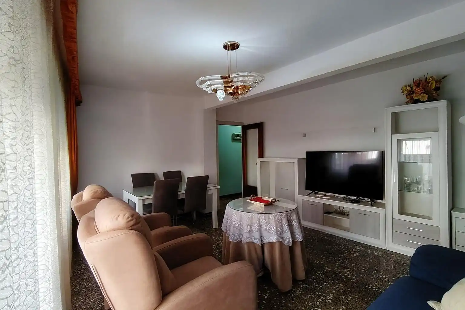 Living room of Flat for sale in Aspe  with Balcony