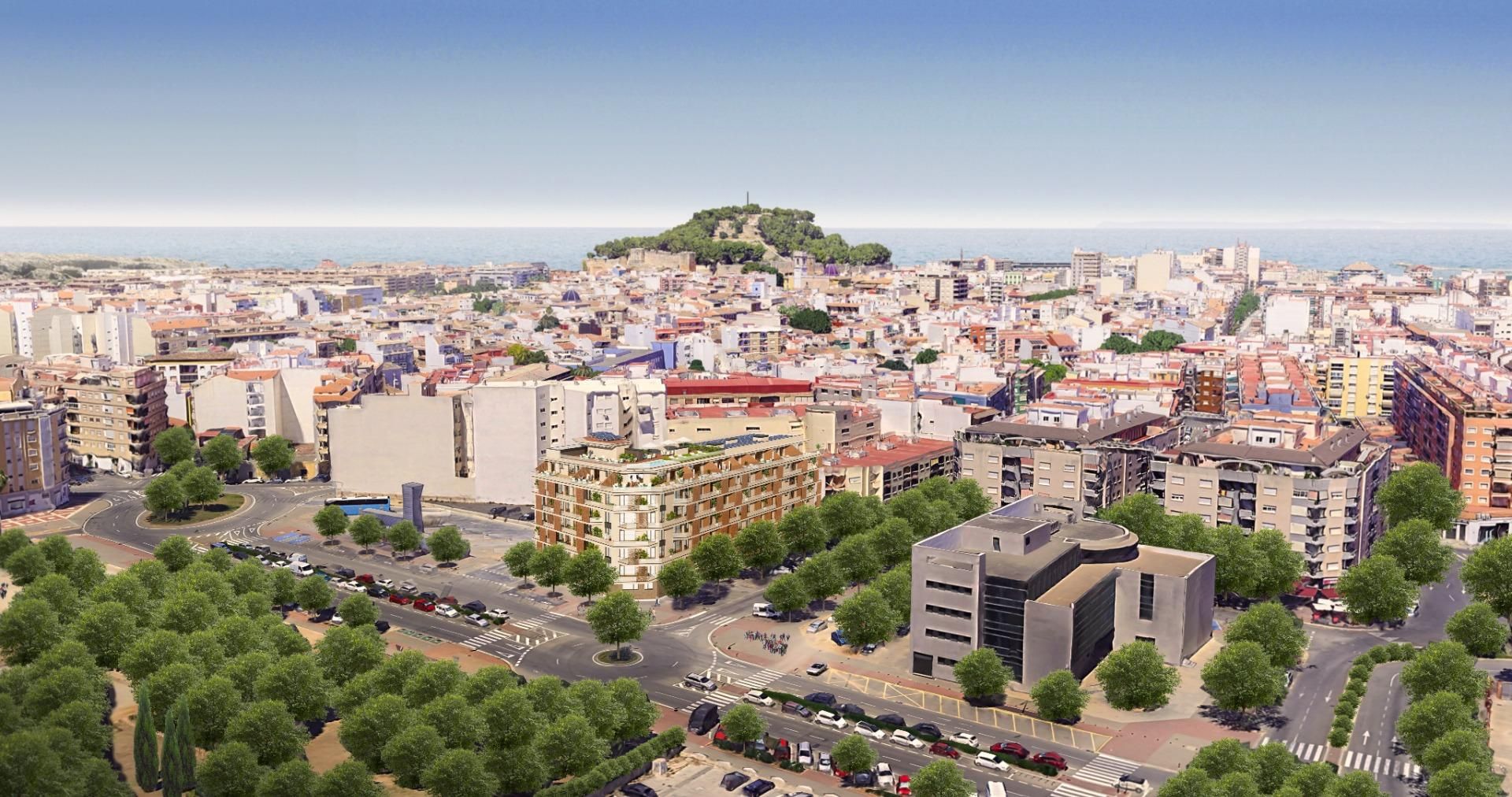Exterior view of Flat for sale in Dénia  with Air Conditioner, Heating and Terrace