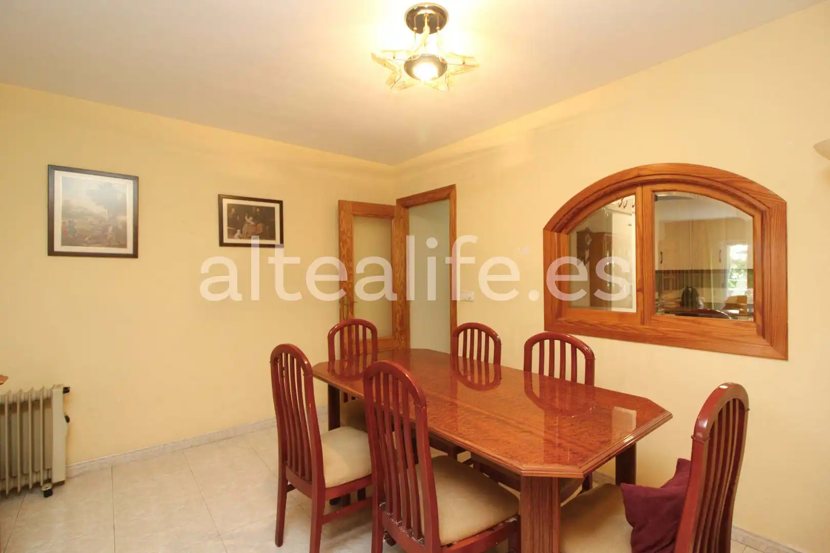 Esszimmer von Wohnungen zum Verkauf in Altea mit Klimaanlage und Balkon