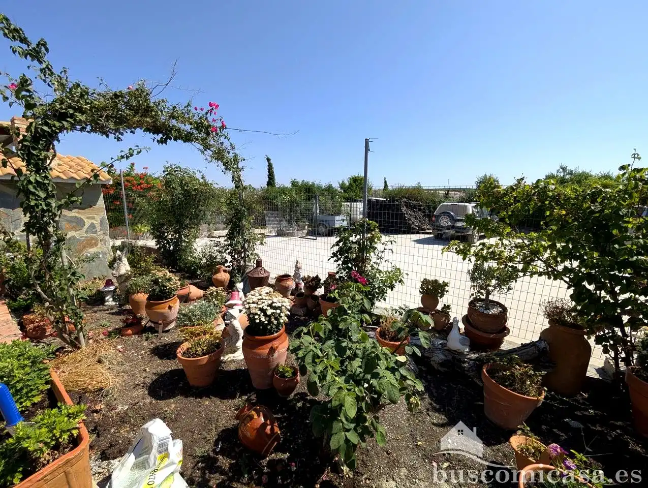 Jardí de Finca rústica en venda en Linares amb Aire condicionat, Jardí privat i Terrassa