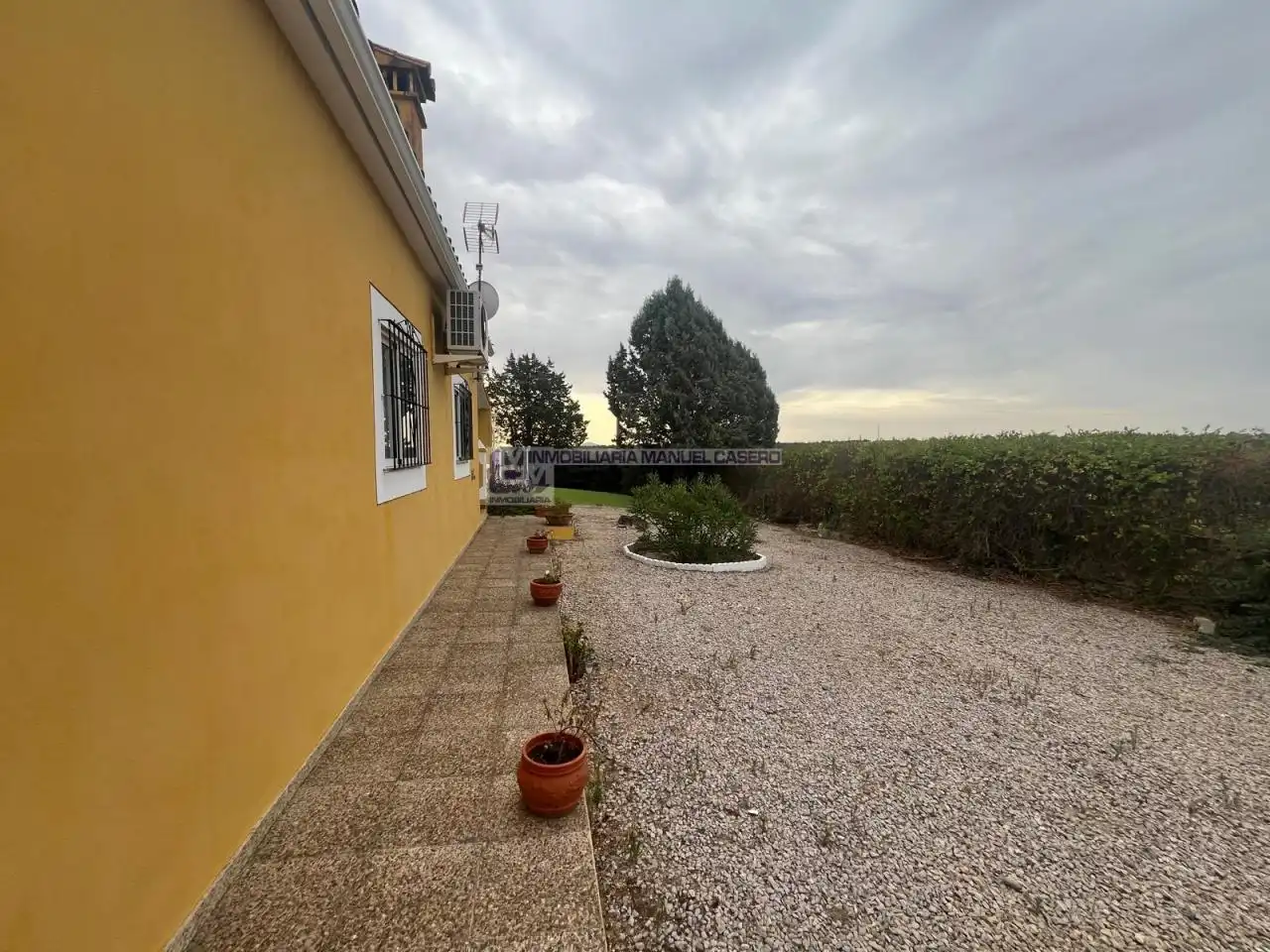 Vista exterior de Casa o chalet en venta en Casar de Cáceres con Calefacción, Jardín privado y Terraza
