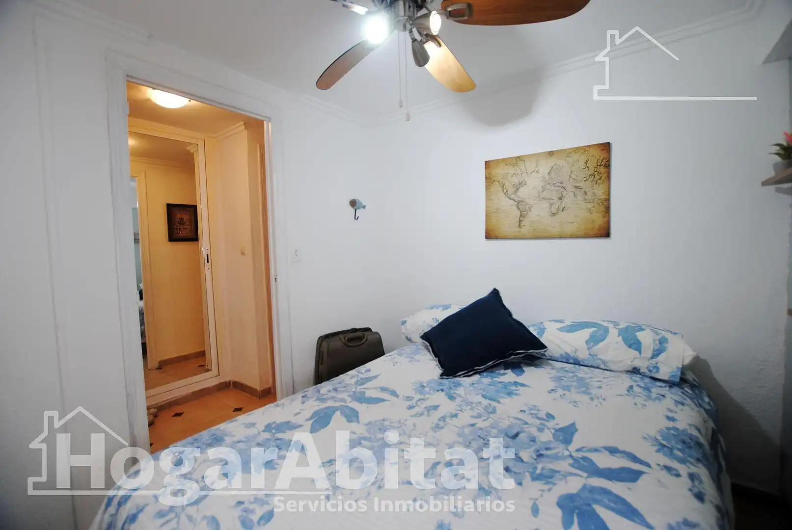 Schlafzimmer von Wohnung zum Verkauf in Oliva mit Klimaanlage, Heizung und Terrasse
