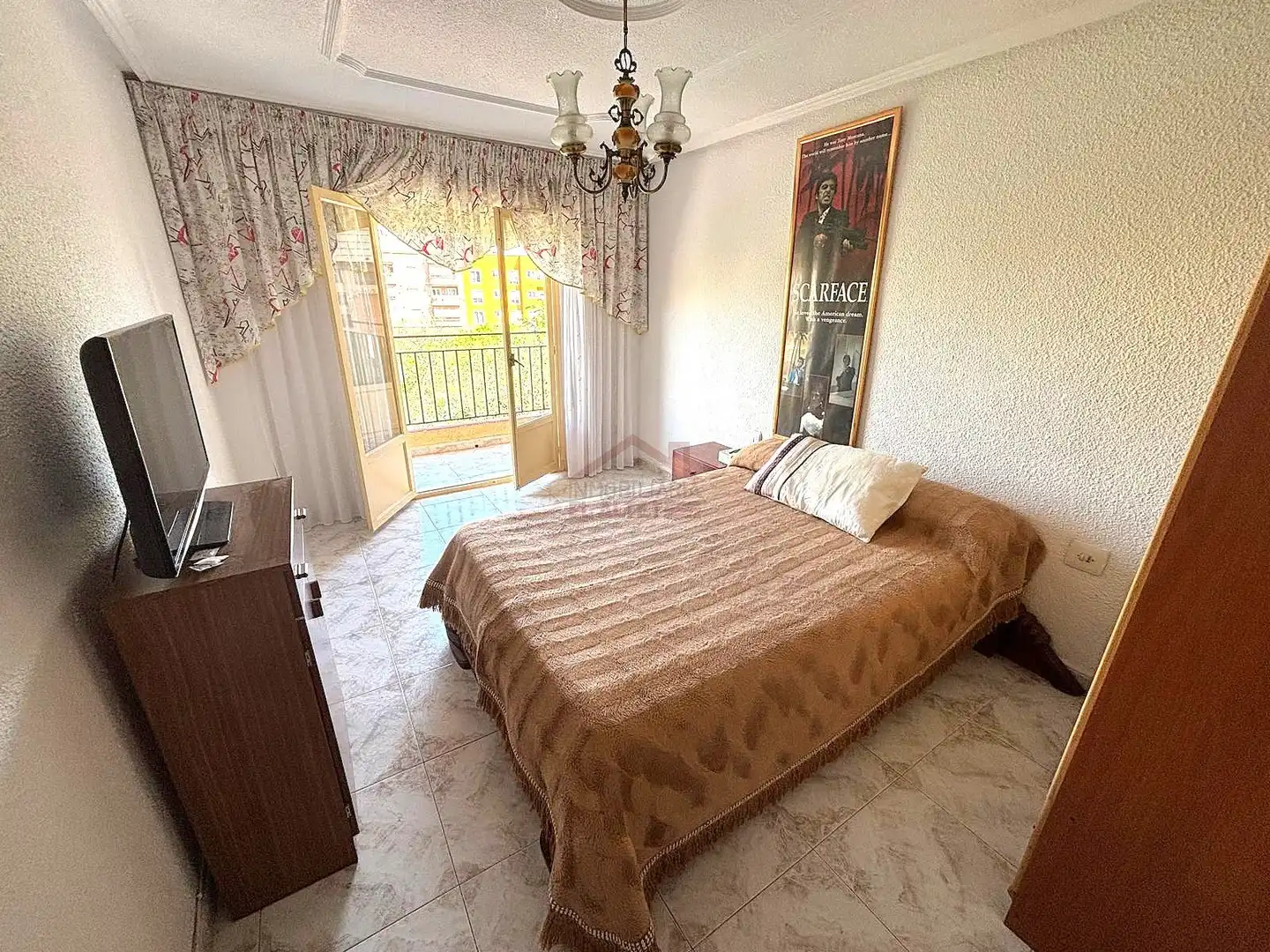 Bedroom of Flat for sale in Elche / Elx  with Furnished, Oven and Balcony