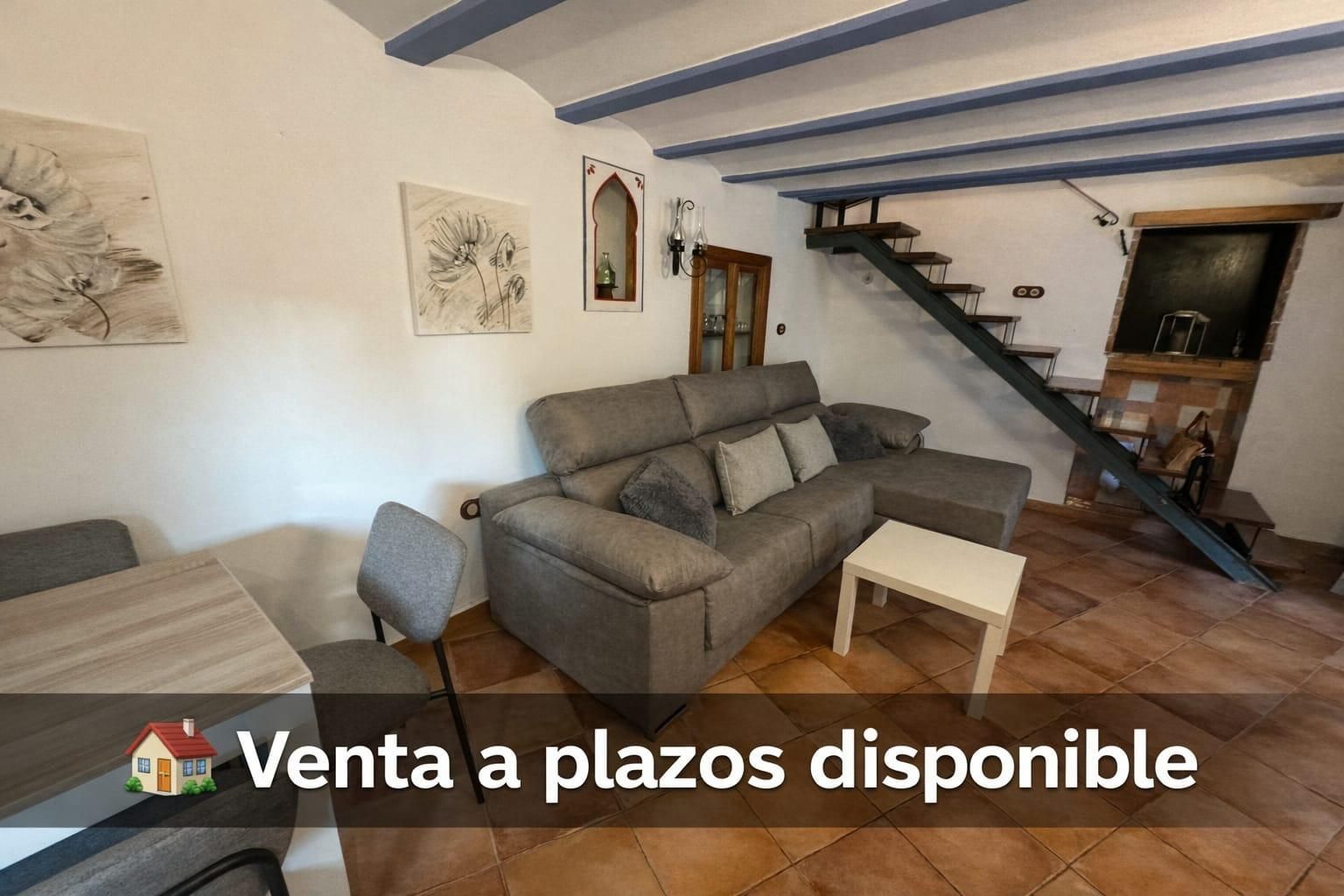 Sala de estar de Casa adosada en venta en Bullas con Aire acondicionado, Amueblado y Balcón