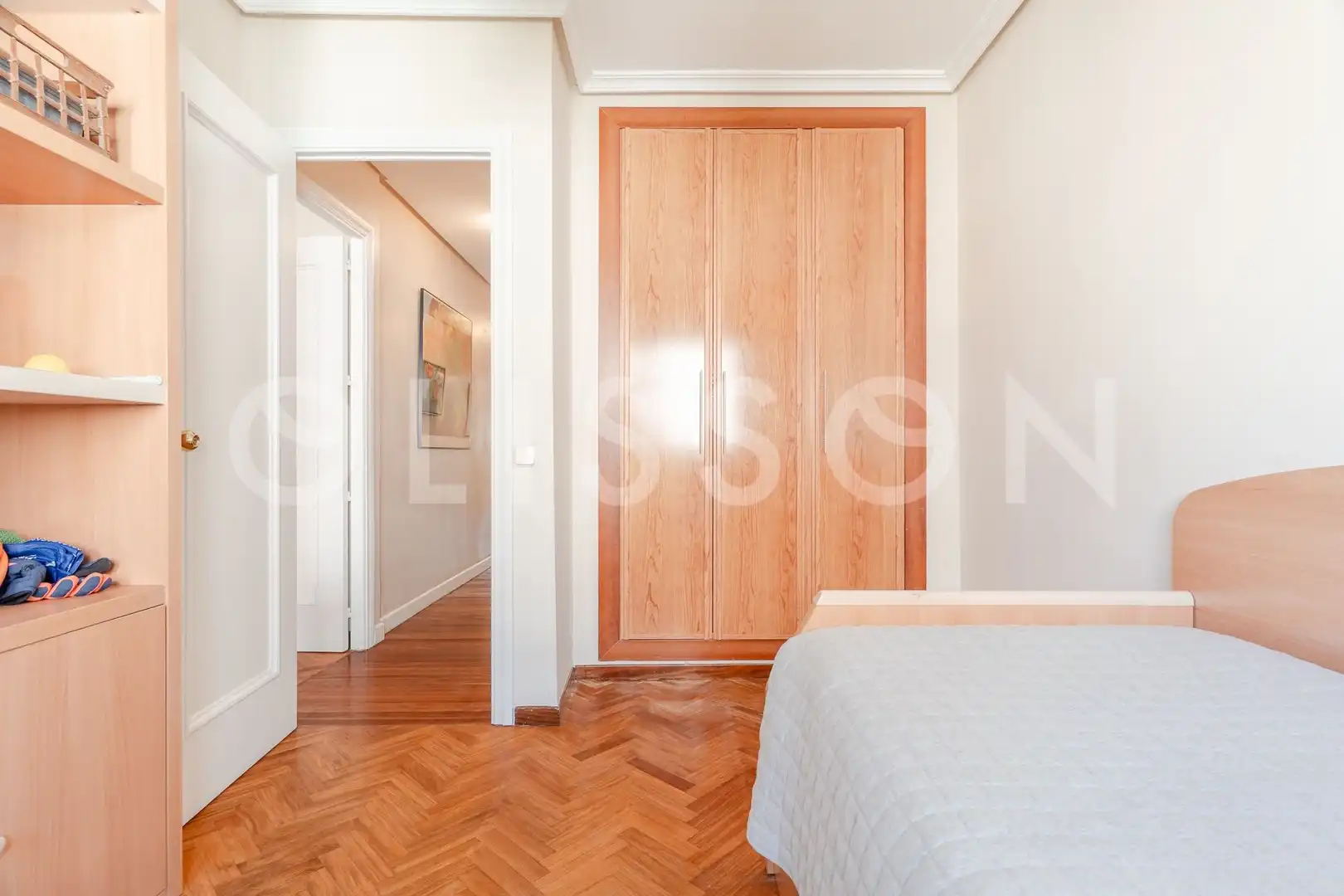 Bedroom of Flat for rent in Madrid  with Storage room and Community pool