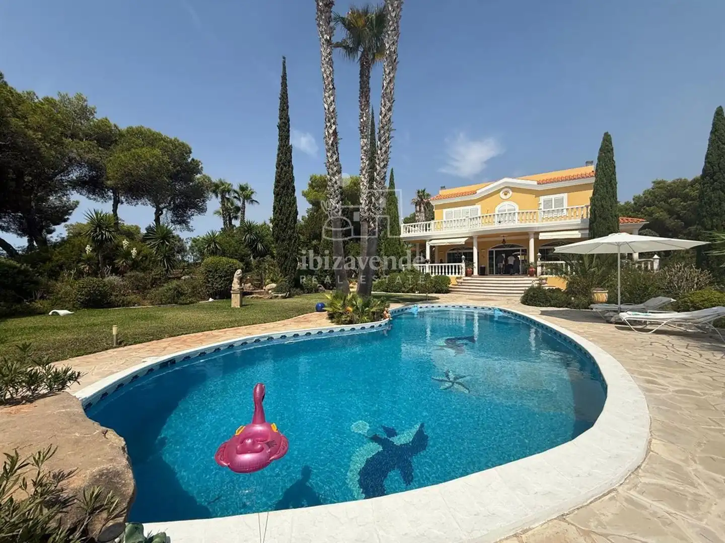 Jardín de Casa o chalet en venta en Santa Eulària des Riu con Aire acondicionado, Jardín privado y Terraza