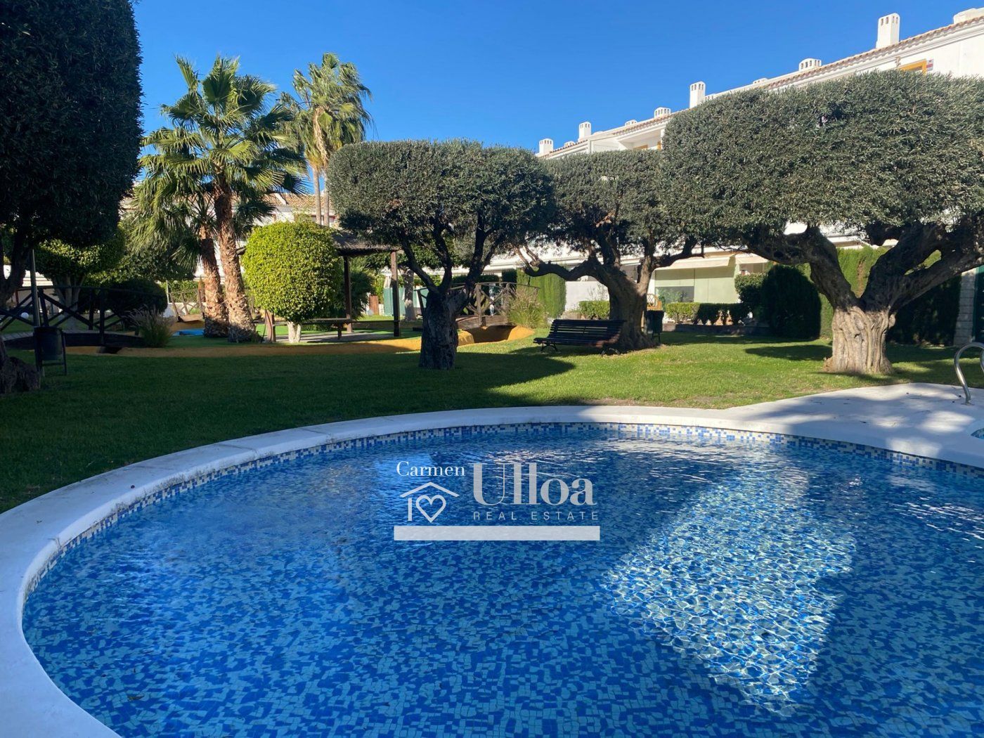 Jardí de Casa adosada de lloguer en Alicante / Alacant amb Aire condicionat, Calefacció i Jardí privat