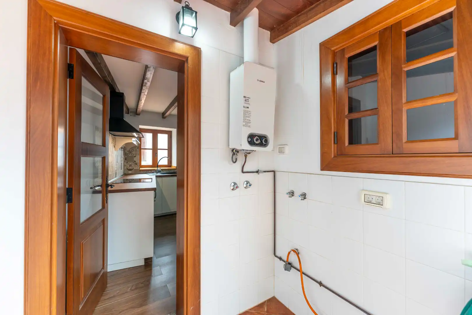 Cuina de Finca rústica en venda en Los Realejos amb Parquet, Terrassa i Balcó