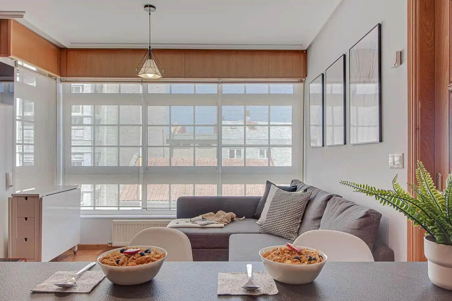 Living room of Flat for sale in A Coruña Capital   with Air Conditioner and Storage room