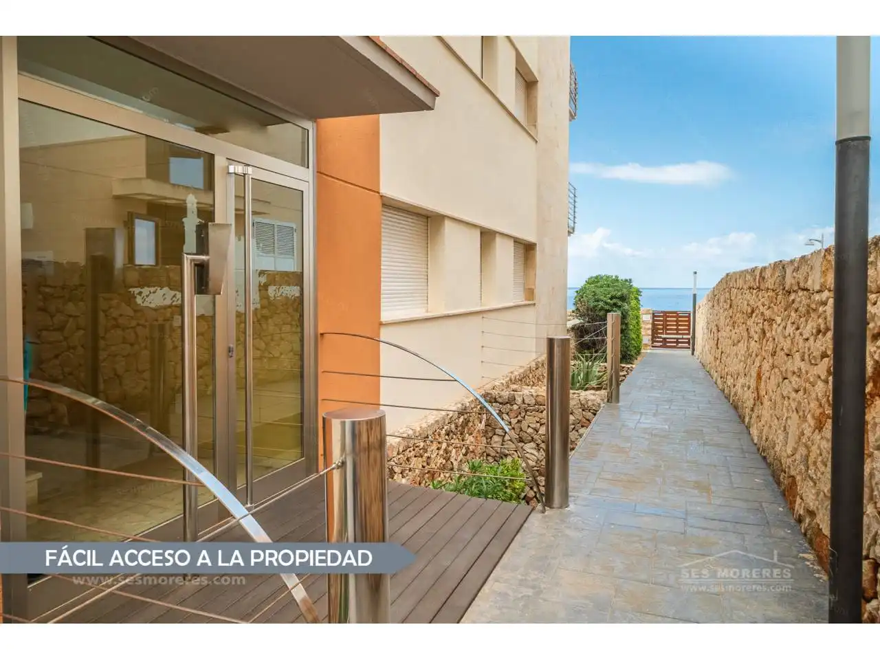 Vista exterior de Apartamento en venta en Ciutadella de Menorca con Aire acondicionado, Terraza y Piscina comunitaria