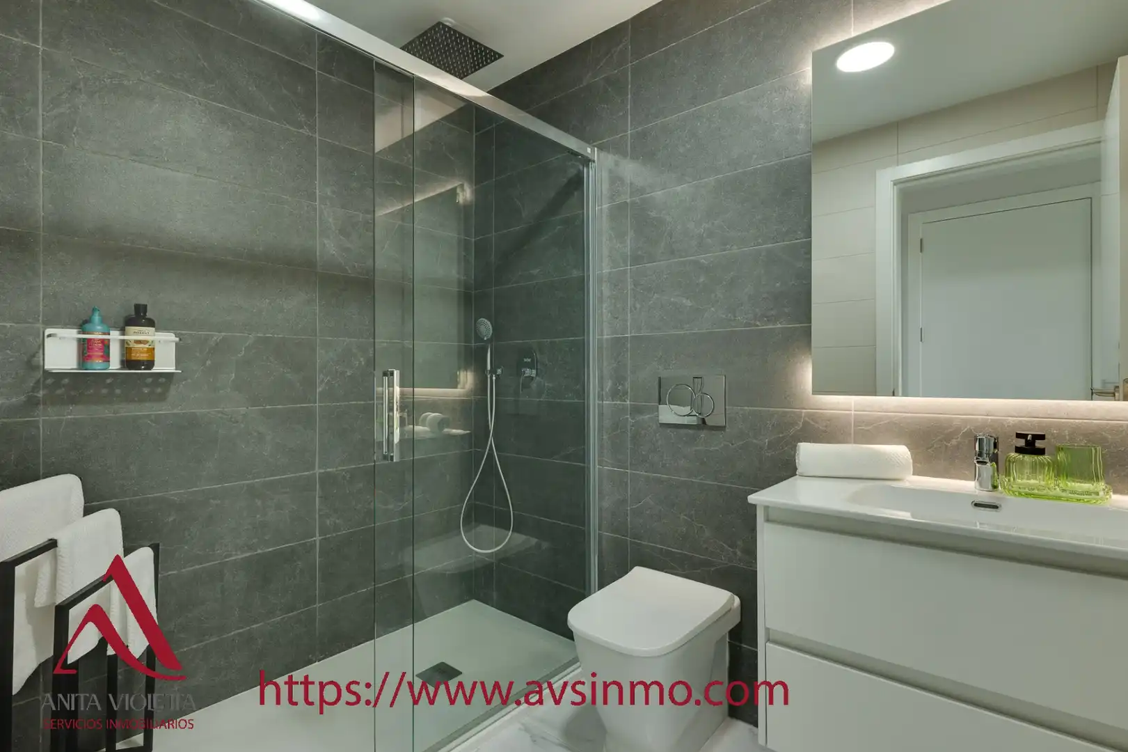 Bathroom of Apartments for rent in Torrevieja  with Air Conditioner, Heating and Terrace