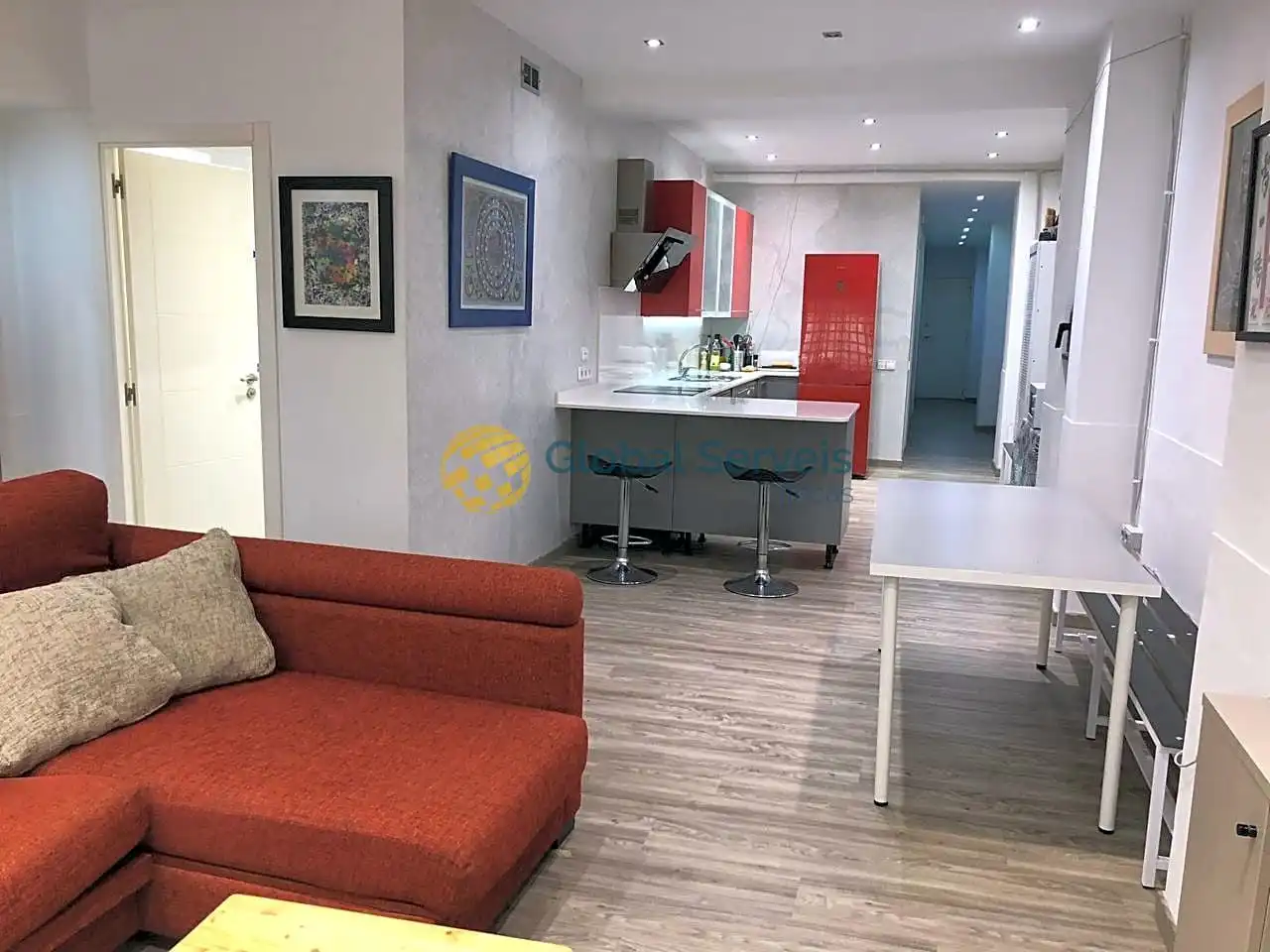 Wohnzimmer von Geschaftsraum zum Verkauf in Barcelona mit Klimaanlage
