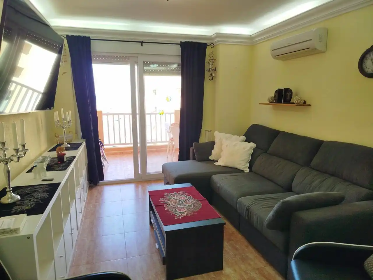 Sala de estar de Apartamento en venta en La Manga del Mar Menor con Aire acondicionado, Calefacción y Terraza