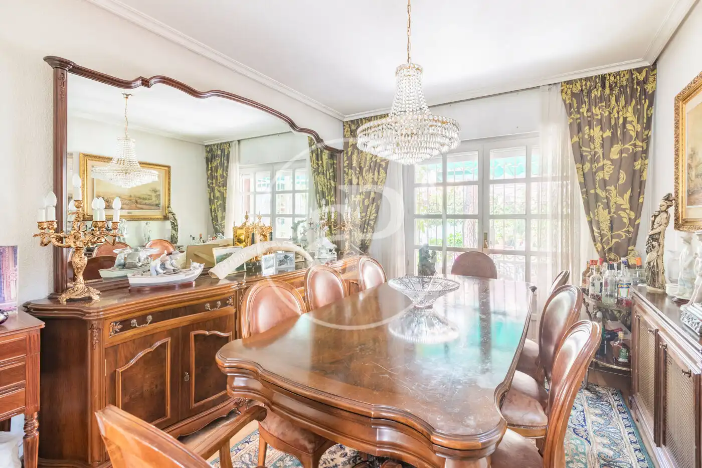 Comedor de Casa adosada en venta en Madrid con Aire acondicionado, Calefacción y Jardín privado