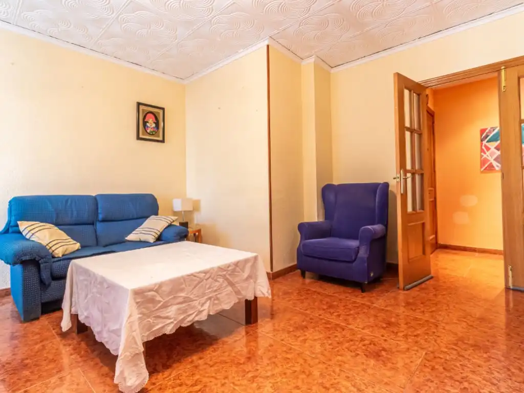 Sala de estar de Piso en venta en Alberic con Aire acondicionado y Balcón