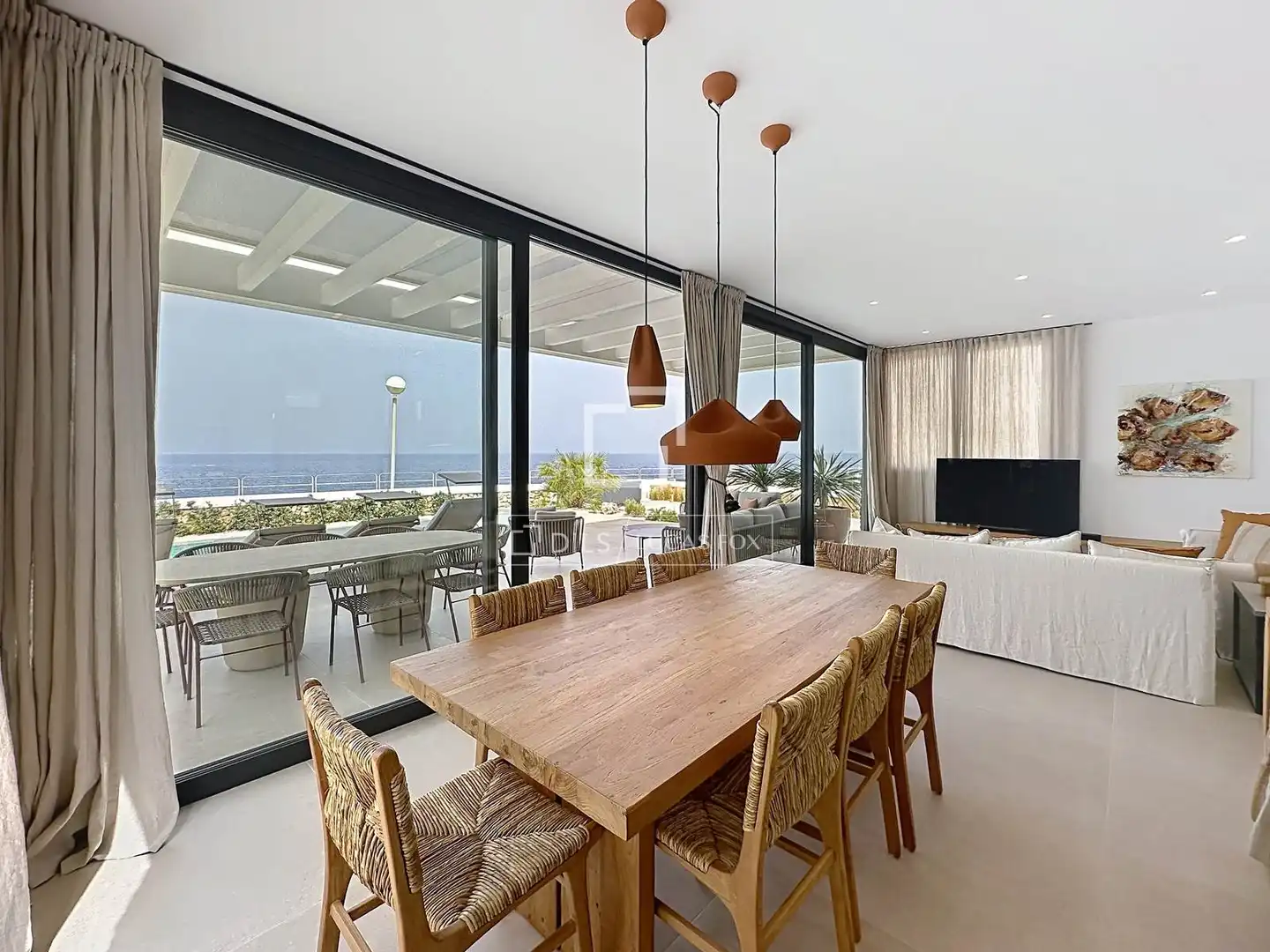 Comedor de Casa o chalet de alquiler en Ciutadella de Menorca con Aire acondicionado, Calefacción y Jardín privado