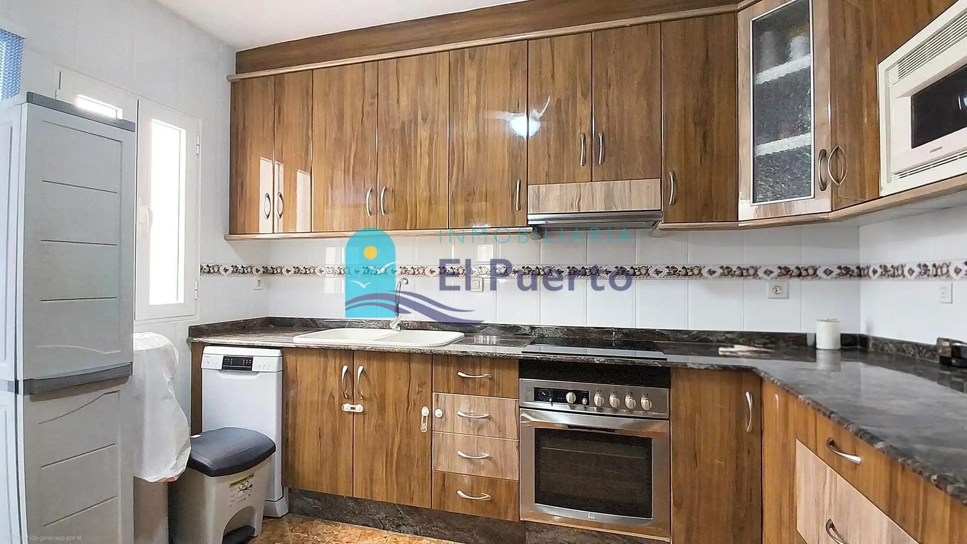 Cocina de Dúplex en venta en Mazarrón con Aire acondicionado, Terraza y Trastero